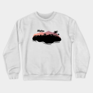 Pink Skies Malibu Crewneck Sweatshirt